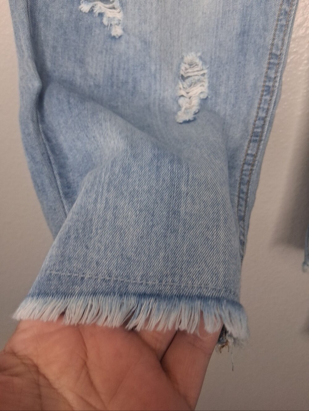 Boho Bundle -2 Cropped Jeans Embroidered Cat Y2K Inspired High Rise Pull-On M - Picture 9 of 16